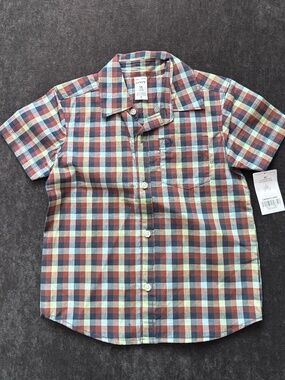 Carter's boy's plaid button-down shirt